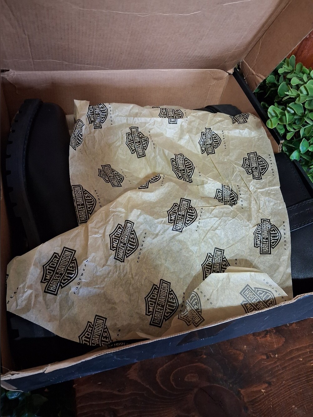 NIB Vintage Harley Davidson Sentry Flame Leather Harness Boots Size Mens 12 - Picture 8 of 10